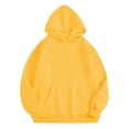 thumbnail image 1 of NMMUED Chandails d'Halloween pour Femmes, Chandails à Capuchon Graphiques, Chandail d'Halloween pour Femmes, Chandails Graphiques pour Femmes, Chandails à Capuchon Citrouille pour Femmes, Chandails d'Automne pour Femmes, Jaune G, 1 of 4