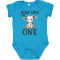 thumbnail image 3 of Inktastic Holy Cow I'm One Birthday Boys or Girls Baby Bodysuit, 3 of 5