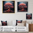 thumbnail image 4 of Designart "Vibrant Coral Bonsai Bliss" Tree Bonsai Floater Framed Canvas Prints, 4 of 5