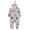 B-Blue Floral, variant on Emy Dola Baby Girls Sleeper Pjs 100% Cotton Unicorn Floral One-piece Footie Infant Zip Up Jumpsuit Snug Fit Pajamas Cap Set