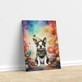 thumbnail image 3 of Hello 2025 Boston Terrier Celebrates Happy New Year Firework Balloon Vertical Matte Canvas Poster Gentleman Dog Lover Gifts Wall Art Home Decor - 02024, 3 of 5