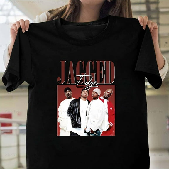 Jagged Edge 90s R&B Music Group Vintage Style Fan V40193 New Unisex T-Shirt , up to 5XL
