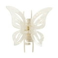 thumbnail image 2 of Summercome Butterfly Hair Clip, 3.7" Acrylic Hair Clips with Alloy Springs for Thick Hair, Small Hair Clips for Women, Girls, and Old Ladies, Ideal Gift, Hair Accessories, White, 2 of 5