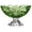Green, variant on Elegant 11¼" Footed Bowl 28 cm – Decorative Blue Glass Fruit or Salad Bowl – Stylish Centerpiece for Dining Table, Kitchen or Parties