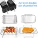 thumbnail image 1 of Ganfancp Airer Fryer Rack Double Pot Accesorios Horno Grill Steam Rack Airer Fryer Double Pot Ofertas Flash Liquidación 1X Parrilla, 1 of 5