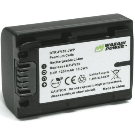 Wasabi Power Battery for Sony NP-FV30, NP-FV40, NP-FV50