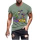 thumbnail image 1 of Camisetas de Manga Corta para Hombre Imprimir Deportes de Manga Corta Cuello Redondo Blusa Algodón Poliéster, Nueva Moda Casual Camiseta para Hombres, 1 of 1