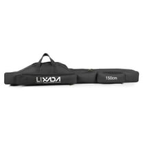 Lixada Fishing Bag, Portable Folding Rod Reel Bag, 100cm/130cm/150cm, Tackle Tool Carry Case for Travel