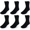 thumbnail image 1 of HSHDLDF Men's Diabetic Cotton Crew Socks Loose Fitting Non-Binding Top Circulatory Cushion Bottom, 1 of 6