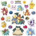 thumbnail image 1 of Adhesivos de pared RoomMates con diseño icónico de Pokémon, pelar y pegar, 24 unidades, 1 of 3