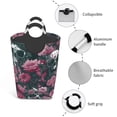 thumbnail image 2 of DouZhe 50L Rectangular Laundry Basket, Dead Skulls Pink Flowers Prints Waterproof Foldable Laundry Hamper with Aluminum Handles, 2 of 6