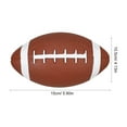 thumbnail image 4 of SHOWERORO Brown PVC Rugby Ball for Kids Sports Training Improve HandEye Coordination and Passing Accuracy 2Pcs, 4 of 8