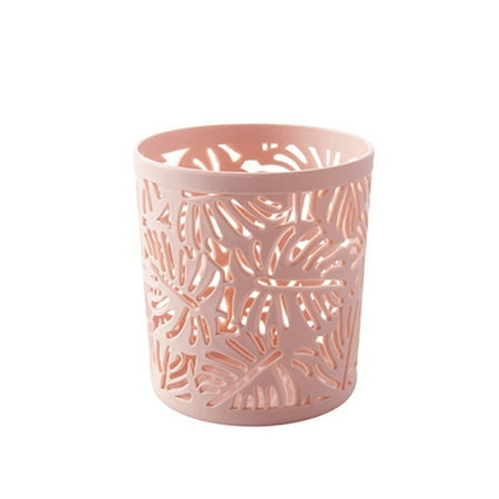 

Buytra Hollow Flower Brush Storage Pen Pencil Pot Holder Plastic Lace Hollow Pen Holder