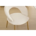 thumbnail image 4 of Ergonomic Velvet Chair for Dining / Fits Kitchen and Dining Rooms / Supports Heavy Load, 4 of 7