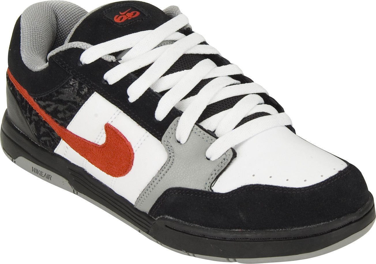 Ulejlighed Skifte tøj Give Nike SB 6.0 Air Mogan Black/White/Red Skateboard Shoes Men Size 10 -  Walmart.com
