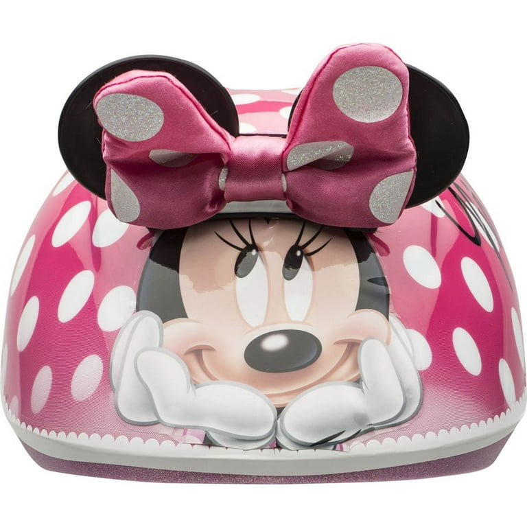 Bell Disney Minnie Mouse 3D Bike Helmet Pink Polka Dots Toddler 3 48 52cm