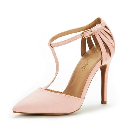 

DREAM PAIRS Women Slip On Dress Shoes Pointed Toe Stilettos Heel Pump Shoes