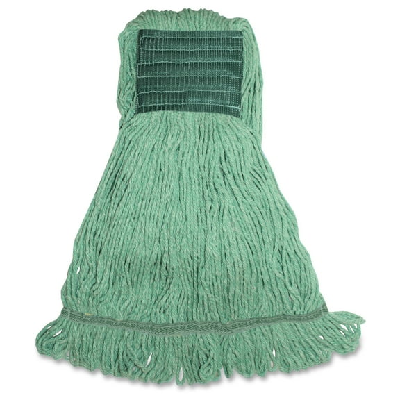 Gojo Synthetic Blend Wide Band Wet Mop 16oz. Green MGR5BEA