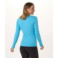 thumbnail image 2 of Boxercraft BW2402 Women's Harper Henley-Pacific Blue-L, 2 of 4