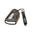 thumbnail image 2 of Vitodeco Genuine Leather Smart Key Fob Case Compatible with Volkswagen MK8 Golf GTI, ID4, Atlas (4-Button, Black), 2 of 6