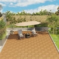 thumbnail image 6 of Yaheetech 12 × 12 in Set of 27 Interlocking Acacia Wood Flooring Tiles for Outdoor & Indoor Patio Garden Deck, Wood, 6 of 11