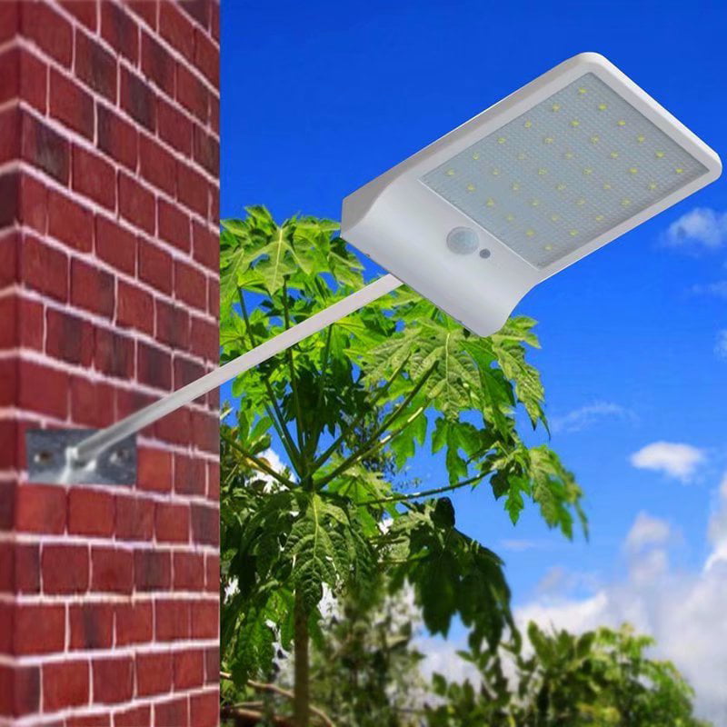 36/48LED Solar Power Motion Sensor Garden Street Lamp Outdoor Waterproof Light 