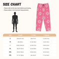 thumbnail image 3 of Fotbe Cartoon Pigs and Hearts Pantalones de Pijama para Mujer, Pantalones de Dormir, Pantalones Pj con Cordón y Bolsillos-Small, 3 of 6