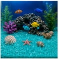 thumbnail image 2 of Volra 1000PCS Night Guide Pebbles, Sky Blue Glowing Rocks For Outdoor Decor, Garden Lawn Yard, Walkway, Fish Tank, Pathway, Luminous Pebble Powered By Light Or Solar-Recharge Repeatedly, 2 of 6