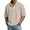 Khaki02, variant on Mens Polo Shirts Short Sleeve Workout Oversized Waffle Shirt Collared Big and Tall Heavyweight T Shirts Casual Button Up Henley Shirts Wine XL