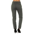 thumbnail image 2 of Langwyqu Women Mid-Rise Stretch Work Pants Female Long Trousers, 2 of 5