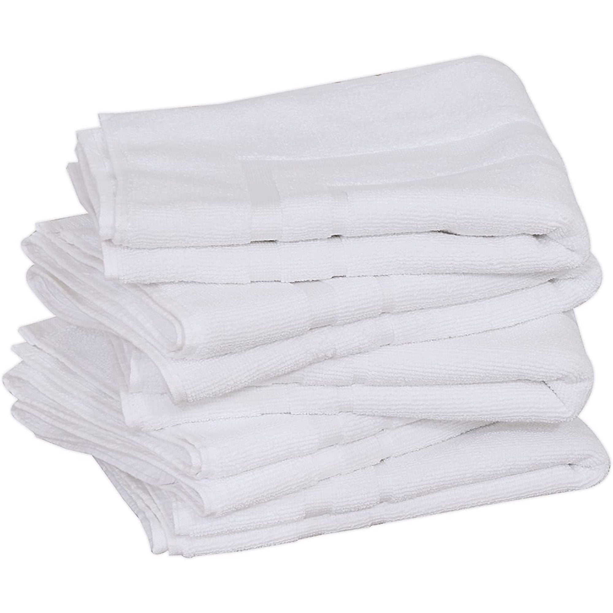 GOLD TEXTILES Luxury Hotel Quality Bath Mat New (Premium, 22X34) Cotton Bath MATS Large (120, White)