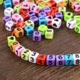 thumbnail image 4 of 1200 Pcs Perles de Fabrication de Bijoux Perles Cubes avec Fil de Perles, 4 of 8