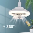 thumbnail image 2 of Ventilador de Techo BSURM con Luz, Rotación 360°, Lámpara LED E27 48W, 2 of 9