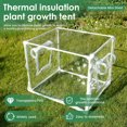 thumbnail image 2 of Dsseng Detachable Mini Greenhouse Indoor/Outdoor  Durable PVC Pipe Frame and PE Film Cover  20x16x16 Inch Small Greenhouse for Plants  Portable Plant Protector, 2 of 11