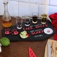 thumbnail image 1 of Coffin Shape Glass Snack Tray Wooden Tray Great For Home Decor, 1 of 6