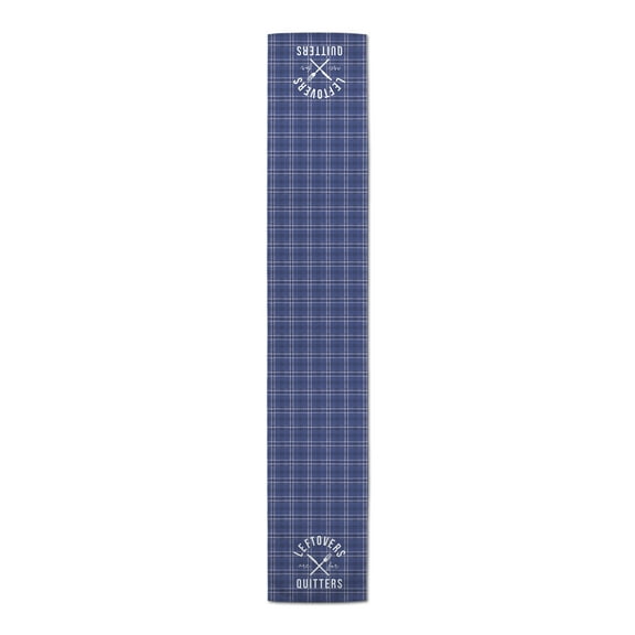 Creative Products Leftovers Plaid 16 x 72 Poly Twill Table Runner