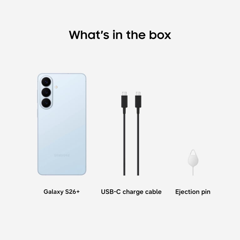 Samsung Galaxy S26 128GB Smartphone Unlocked, Sky Blue - Walmart.com