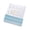 Gradient blue, variant on Ywmsfl 10Pcs Clear Report Folders for Resume File Documents, 60 Sheet Capacity Plastic Binder Paper Protector with Sliding Bar