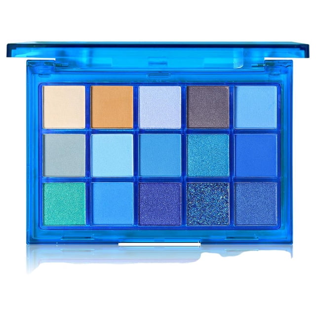 Paleta de sombras de ojos mezclables de 15 colores Shimmer Glitter Matte Shades D Yuyangstore Paleta de sombras de ojos