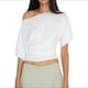 thumbnail image 1 of Tops de Verano con Hombros Descubiertos para Mujer, Camisetas para Salir, Top Corto Sin Mangas, Ropa de Moda, Conjuntos de 2025 S, 1 of 9