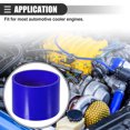 thumbnail image 3 of Unique Bargains Universal Straight Reducer Hose Silicone Hose Coupler Intercooler Tube 4-Ply Reinforced 95mm Blue, 3 of 6