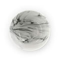 thumbnail image 5 of Elama Fine Marble 16 Piece Stoneware Dinnerware Set in Black and White, 5 of 5