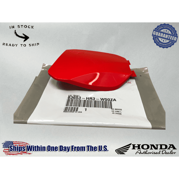 Honda OEM Rancher 420 Foreman 500 520 Red Oil Check Door Cover 83653-HR3-W50ZA