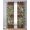 Dark Brown, variant on Farmhouse Green Garland Sheer Curtains 84 Inch Length 2 Panels Set for Living Room/Bedroom, Spring Black Plaid Wood Grain Kitchen Curtains Grommet Semi-Sheer Curtains Window Treatments 42"x84"x2