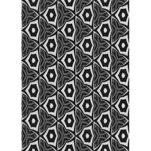 Ahgly Company Machine Washable Indoor Rectangle Transitional Dark Goldray Area Rugs, 3' x 5'