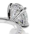 thumbnail image 3 of Dash Jewel Emerald Cut Diamond Eternity Engagement Band - 2.3 Ct Lab-Created Simulated Diamond - 14K White Gold Plated Ring - Women's Jewelry for Proposal ,Anniversaries and Birthday Gifts, 3 of 3