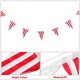 thumbnail image 4 of Triangle Bunting Flag Carnival Party Decoration with 3Sets Red Banners, 4 of 4