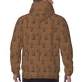 thumbnail image 7 of Rateoe Western Cactus Pattern Mens Hoodie, Pullover Hooded Sweatshirt, Kangaroo Pocket Hoodie Ideal for Daily Wear, Travel and Home-X-Large, 7 of 7