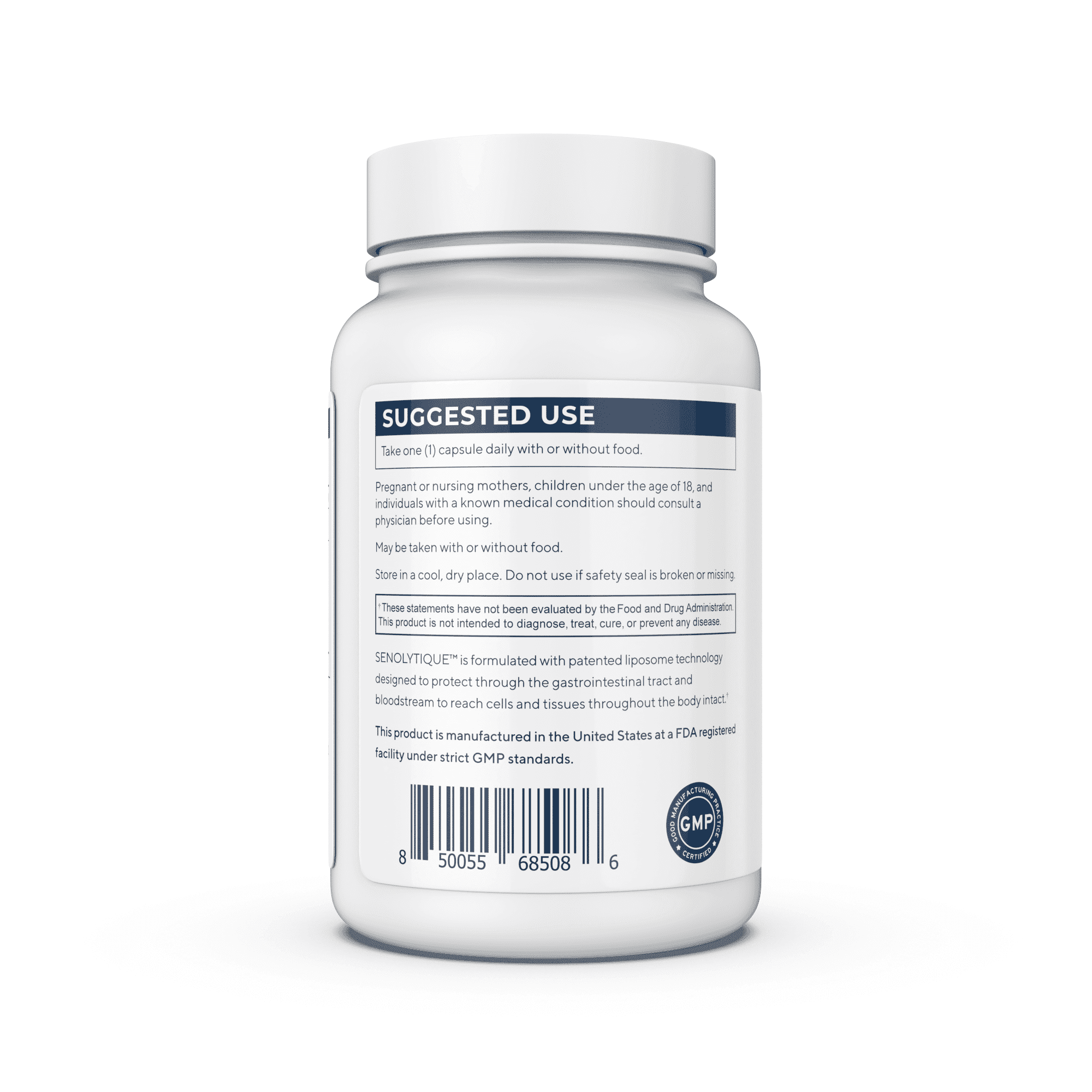 RENUE by SCIENCE Senolytique Senolytic Supplements | 60 Capsules with Fisetin (35mg) Quercetin (78mg) & Spermidine (3mg) per Serving | Liposomal Formula | Manufactured in the USA & Third-Party Tested