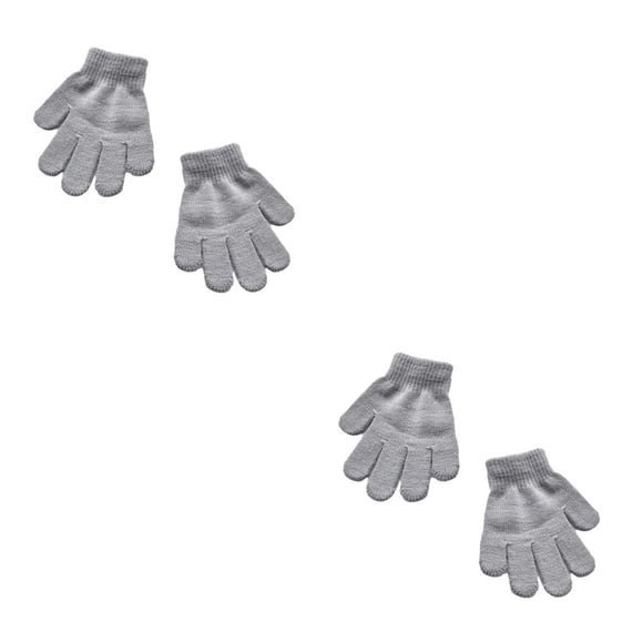 Guantes para niños Qarigey Calentador de manos Gris claro